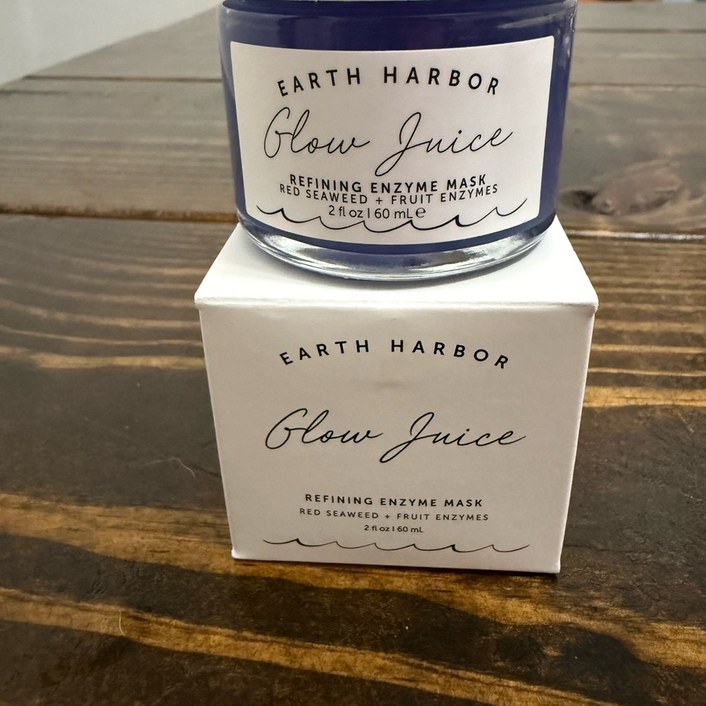 Earth Harbor Glow Juice Refining Enzyme Mask - Deep Blue